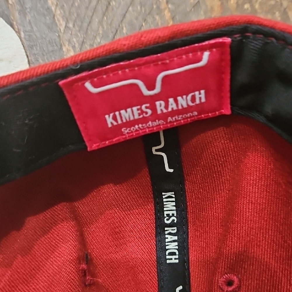 Kimes Ranch Red and Black Logo Hat - Picture 2 of 4